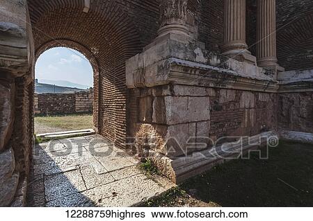 Synagogue of Sardis; Sardis, Turkey View Large Photo Image Stock Photograph - Synagogue of Sardis; Sardis, Turkey. Fotosearch
