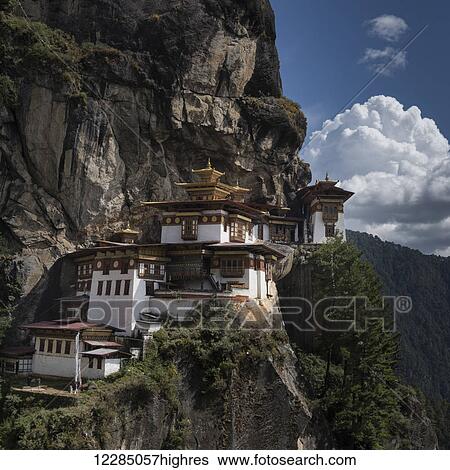 Taktsang Palphug Monastery (Tiger's Nest); Paro, Bhutan View Large Photo Image Stock Photograph - Taktsang Palphug Monastery (Tiger's Nest); Paro, Bhutan. Fotosearch
