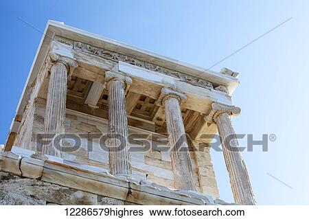 Temple of Athena Nike; Athens, Greece View Large Photo Image Stock Photograph - Temple of Athena Nike; Athens, Greece. Fotosearch
