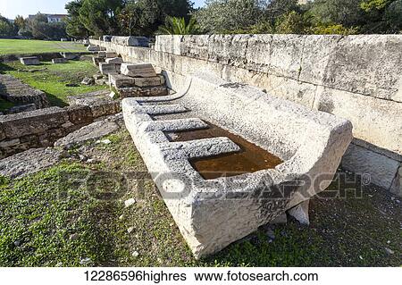 Stock Photograph - Temple of Olympian Zeus; Athens, Greece. Fotosearch