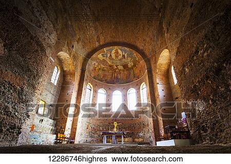 Stock Photograph - The fourth century AD Rotunda of Galerius, a Roman monument; Thessaloniki, Greece. Fotosearch