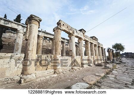 The Latrine, built prior to the end of the first century A. D. when it collapsed due to an earthquake; Pamukkale, Turkey View Large Photo Image Stock Photograph - The Latrine, built prior to the end of the first century A. D. when it collapsed due to an earthquake; Pamukkale, Turkey. Fotosearch