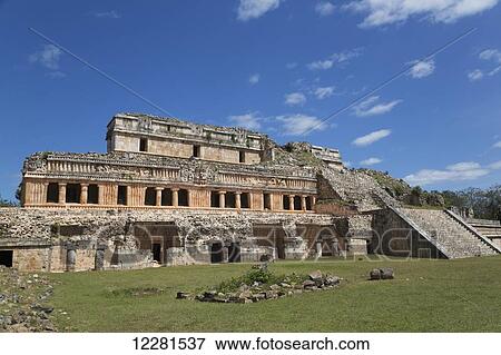 The Palace, Sayil, Mayan ruins; Yucatan, Mexico View Large Photo Image Stock Photo - The Palace, Sayil, Mayan ruins; Yucatan, Mexico. Fotosearch