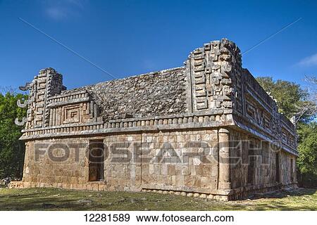 The Palace, Xlapak Mayan archaeological site; Yucatan, Mexico View Large Photo Image Stock Photo - The Palace, Xlapak Mayan archaeological site; Yucatan, Mexico. Fotosearch