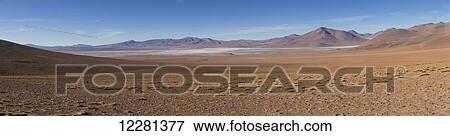 The surreal landscape of Bolivia's Altiplano region near Uyuni; Bolivia View Large Photo Image Stock Photo - The surreal landscape of Bolivia's Altiplano region near Uyuni; Bolivia. Fotosearch
