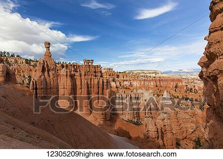 Stock Photograph - Thor's Hammer, Bryce Canyon National Park; Utah, United States of America. Fotosearch