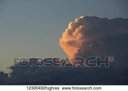 Thunderhead forming in evening sky; Edmonton, Alberta, Canada View Large Photo Image Stock Photograph - Thunderhead forming in evening sky; Edmonton, Alberta, Canada. Fotosearch