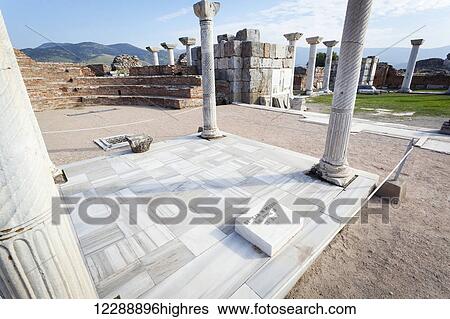 Tomb of Saint John and Saint John's Bascilica; Ephesus, Turkey View Large Photo Image Stock Photograph - Tomb of Saint John and Saint John's Bascilica; Ephesus, Turkey. Fotosearch