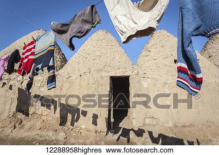Traditional mud brick beehive houses; Harran, Turkey View Large Photo Image Stock Photograph - Traditional mud brick beehive houses; Harran, Turkey. Fotosearch