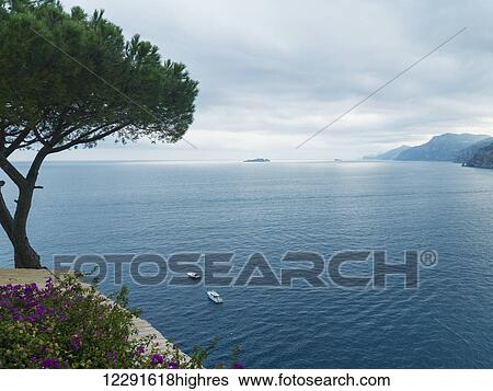 Tranquil turquoise water of the Mediterranean along the Amalfi coast; Amalfi, Italy View Large Photo Image Stock Photograph - Tranquil turquoise water of the Mediterranean along the Amalfi coast; Amalfi, Italy. Fotosearch