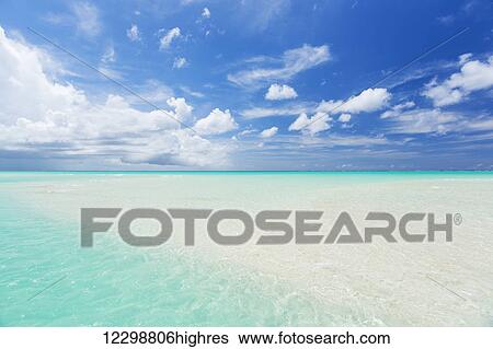Stock Photograph - Tropical White Sand Beach and Sea. Fotosearch