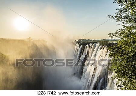 Victoria Falls; Livingstone, Zambia View Large Photo Image Stock Image - Victoria Falls; Livingstone, Zambia. Fotosearch