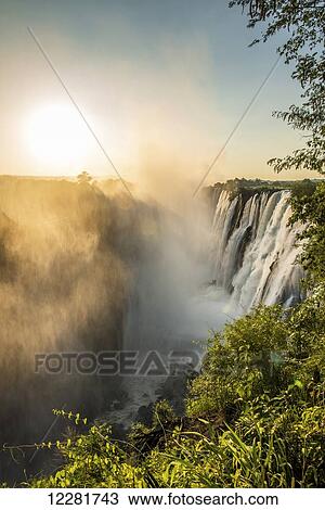Victoria Falls; Livingstone, Zambia View Large Photo Image Stock Image - Victoria Falls; Livingstone, Zambia. Fotosearch