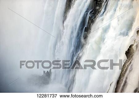 Stock Photo - Victoria Falls; Livingstone, Zambia. Fotosearch