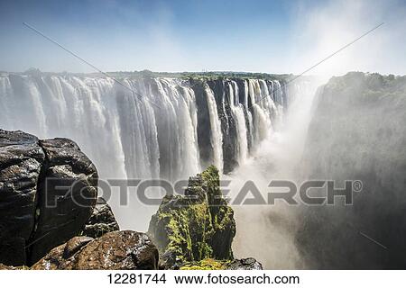 Victoria Falls; Zimbabwe View Large Photo Image Picture - Victoria Falls; Zimbabwe. Fotosearch