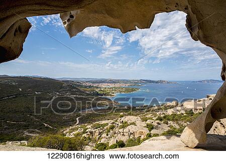 Stock Photograph - View from Capo d'Orso; Palau, Sardinia, Italy. Fotosearch
