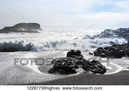 Waves rolling on shore; Tofino, British Columbia, Canada View Large Photo Image Stock Photograph - Waves rolling on shore; Tofino, British Columbia, Canada. Fotosearch