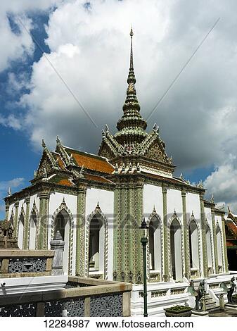 White building with ornate roof and spire; Bangkok, Thailand View Large Photo Image Stock Photo - White building with ornate roof and spire; Bangkok, Thailand. Fotosearch