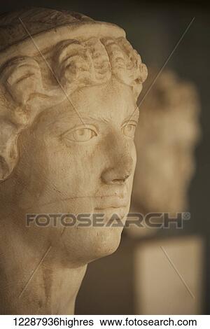 White marble head of female statue beside male statue; Athens, Attica, Greece View Large Photo Image Stock Photograph - White marble head of female statue beside male statue; Athens, Attica, Greece. Fotosearch