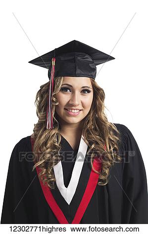 Young graduating woman; Edmonton, Alberta, Canada View Large Photo Image Stock Photograph - Young graduating woman; Edmonton, Alberta, Canada. Fotosearch