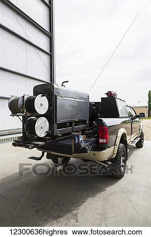3/4 ton pickup truck with welding equipment mounted on a rolling cargo bed; Edmonton, Alberta, Canada View Large Photo Image Stock Photograph - 3/4 ton pickup truck with welding equipment mounted on a rolling cargo bed; Edmonton, Alberta, Canada. Fotosearch