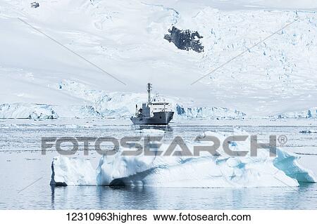 A cruise ship in Neko harbour; Antarctica View Large Photo Image Stock Photograph - A cruise ship in Neko harbour; Antarctica. Fotosearch