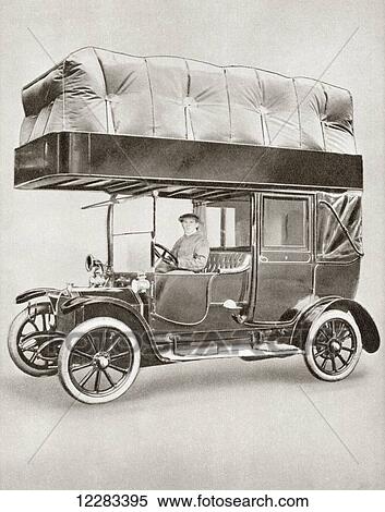 A Gas-bag taxi during World War I. Due to petrol shortage a balloon filled with uncompressed gas was fitted to the roof of the vehicle and used as the fuel tank. From The Story of 25 Eventful Years in Pictures, published 1935. View Large Photo Image Stock Photography - A Gas-bag taxi during World War I. Due to petrol shortage a balloon filled with uncompressed gas was fitted to the roof of the vehicle and used as the fuel tank. From The Story of 25 Eventful Years in Pictures, published 1935.. Fotosearch
