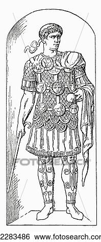 Stock Photograph - A Roman soldier. From A First Book of British History published 1925.. Fotosearch