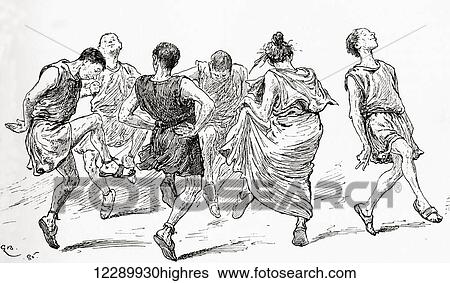 Stock Photograph - A scene from William Shakespeare's play A Midsummer Night's Dream, Act V, scene 1. A Dance. From The Works of William Shakespeare, published 1896.. Fotosearch