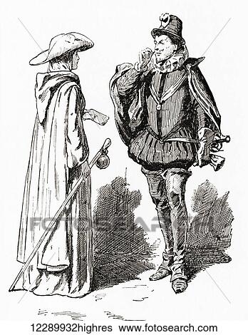 A scene from William Shakespeare's play All's Well That Ends Well, Act V, scene 1. Helena: That it will please you to give this poor petition to the king. Illustration by Gordon Browne. From The Works of William Shakespeare, published 1896. View Large Photo Image Stock Photograph - A scene from William Shakespeare's play All's Well That Ends Well, Act V, scene 1. Helena: That it will please you to give this poor petition to the king. Illustration by Gordon Browne. From The Works of William Shakespeare, published 1896.. Fotosearch