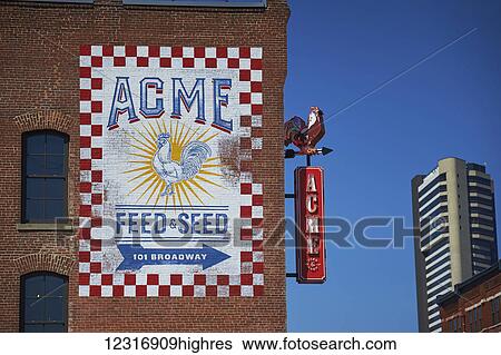ACME Feeed and seed building; Nashville, Tennessee, United States of America View Large Photo Image Stock Photograph - ACME Feeed and seed building; Nashville, Tennessee, United States of America. Fotosearch