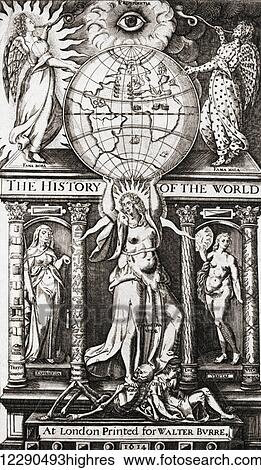 After the title page of Raleigh's History of the World, 1614. From Impressions of English Literature, published 1944. View Large Photo Image Stock Photograph - After the title page of Raleigh's History of the World, 1614. From Impressions of English Literature, published 1944.. Fotosearch