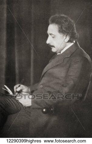 Albert Einstein, 1879 1955. German-born theoretical physicist. He developed the general theory of relativity. From Master Minds of Modern Science, published 1930. View Large Photo Image Stock Photograph - Albert Einstein, 1879 1955. German-born theoretical physicist. He developed the general theory of relativity. From Master Minds of Modern Science, published 1930.. Fotosearch