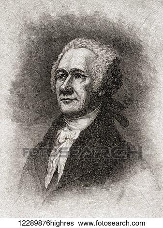 Alexander Hamilton, 1755 or 1757 1804. Founding father of the United States, 1st Secretary of the Treasury and chief staff aide to General George Washington. From The History of Our Country, published 1905. View Large Photo Image Stock Photograph - Alexander Hamilton, 1755 or 1757 1804. Founding father of the United States, 1st Secretary of the Treasury and chief staff aide to General George Washington. From The History of Our Country, published 1905.. Fotosearch