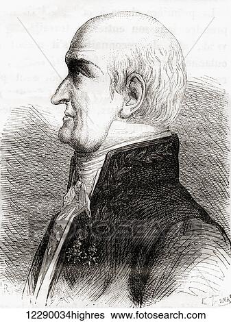 Stock Photograph - Alexis Bouvard, 1767 1843. French astronomer. From Les Merveilles de la Science, published c. 1870. Fotosearch