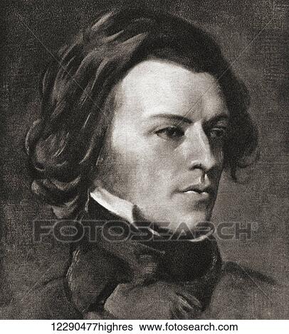 Stock Photograph - Alfred Tennyson, 1st Baron Tennyson, 1809 1892. Poet Laureate of Great Britain and Ireland. After the painting by S. Laurence. From Impressions of English Literature, published 1944.. Fotosearch