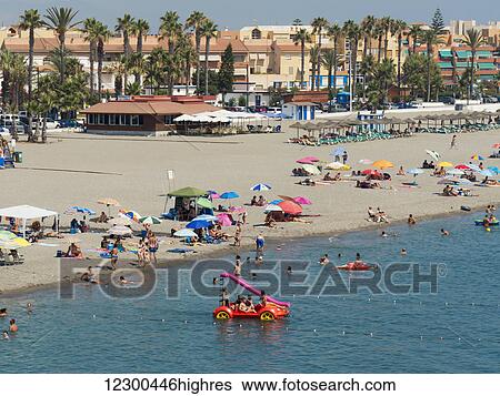 Stock Photograph - Almunecar beach; Andalusia, Spain. Fotosearch