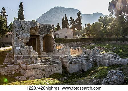 Ancient ruins; Corinth, Greece View Large Photo Image Stock Photograph - Ancient ruins; Corinth, Greece. Fotosearch