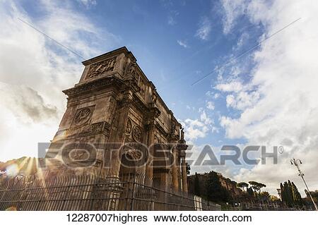 Stock Photograph - Arch of Constantine; Rome, Italy. Fotosearch