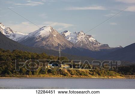 Argentinian Border Station on Islas des Tierra del Fuego in Beagle Channel; Tierra del Fuego, Argentina View Large Photo Image Stock Image - Argentinian Border Station on Islas des Tierra del Fuego in Beagle Channel; Tierra del Fuego, Argentina. Fotosearch