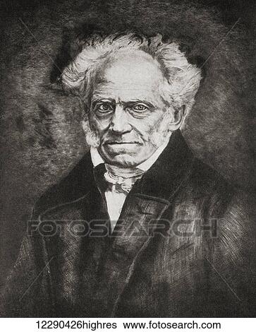 Stock Photograph - Arthur Schopenhauer, 1788 1860. German philosopher. From The Story of Philosophy, published 1926.. Fotosearch