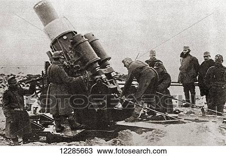 Austrian soldiers using a 305 mm. mortar during World War One. From The Pageant of the Century, published 1934 View Large Photo Image Stock Image - Austrian soldiers using a 305 mm. mortar during World War One. From The Pageant of the Century, published 1934. Fotosearch