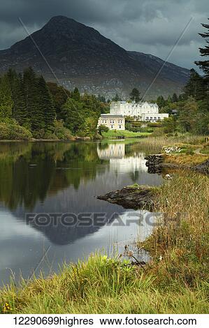 Ballynahinch estate in Connemara region; County Galway, Ireland View Large Photo Image Stock Photograph - Ballynahinch estate in Connemara region; County Galway, Ireland. Fotosearch