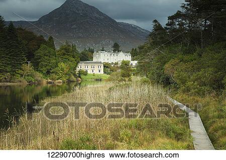 Stock Photograph - Ballynahinch estate in Connemara region; County Galway, Ireland. Fotosearch