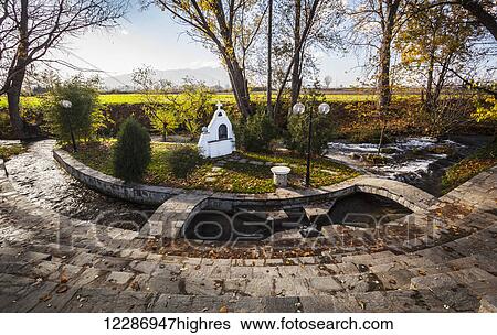 Stock Photograph - Baptistery; Philippi, Greece. Fotosearch