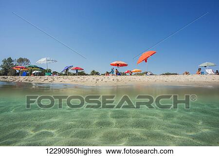 Stock Photograph - Bari Sardo beach; Sardinia, Italy. Fotosearch