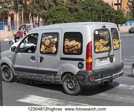 Bread van; Marrakech, Morocco View Large Photo Image Stock Photograph - Bread van; Marrakech, Morocco. Fotosearch