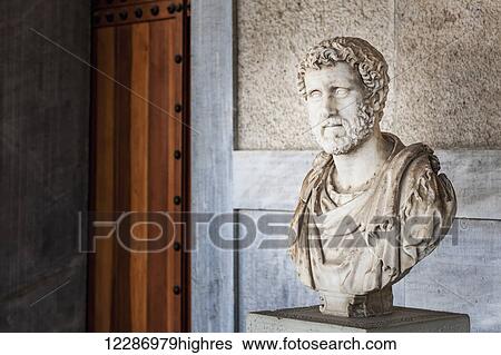 Bust of emperor Antoninus Pius, Ancient Agora Museum; Athens, Greece View Large Photo Image Stock Photograph - Bust of emperor Antoninus Pius, Ancient Agora Museum; Athens, Greece. Fotosearch