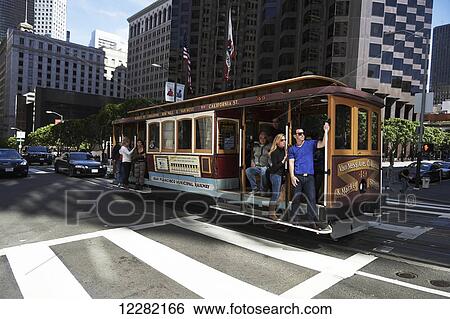 Cable car, Stockton and California, Nob Hill; San Francisco, California, United States of America View Large Photo Image Stock Photograph - Cable car, Stockton and California, Nob Hill; San Francisco, California, United States of America. Fotosearch