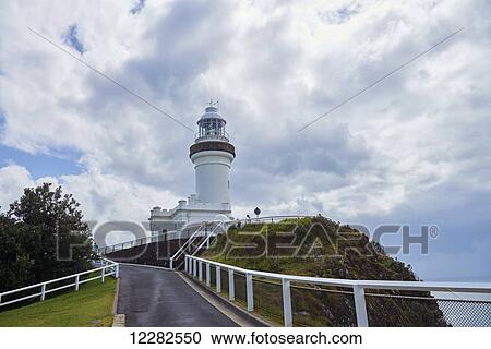 Cape Byron Bay Lighthouse; Cape Byron Bay, New South Wales, Australia View Large Photo Image Stock Image - Cape Byron Bay Lighthouse; Cape Byron Bay, New South Wales, Australia. Fotosearch